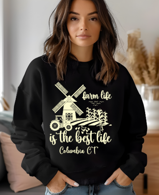 Columbia CT Farm Life Softstyle Gildan Hoodie Adult. Multiple Colors - Customizable