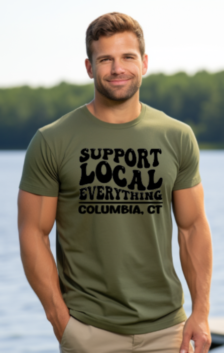 Columbia CT Support Everything Softstyle Gildan Tshirt Adult. Multiple Colors - Customizable
