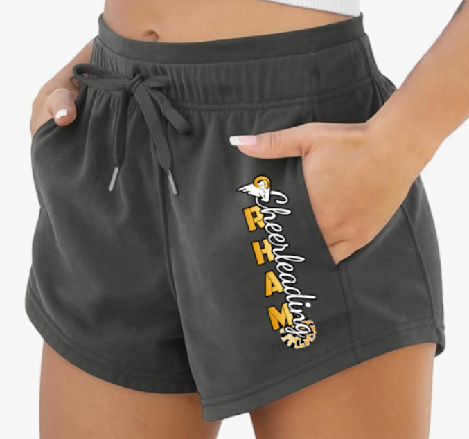 RHAM Cheerleading Ododos Sweat Shorts ADULT SIZES XXS to XL