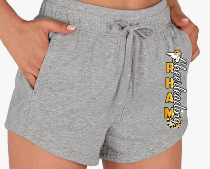 RHAM Cheerleading Ododos Sweat Shorts ADULT SIZES XXS to XL