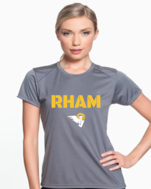 RHAM Gildan A4 Womens Cut Poly Cooling Performance Short Sleeve Tshirt- Custom Personalization!