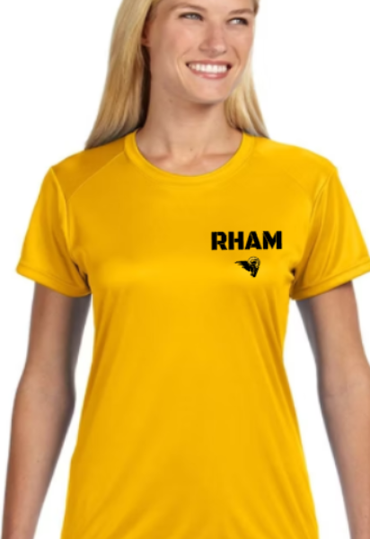 RHAM Gildan A4 Womens Cut Poly Cooling Performance Short Sleeve Tshirt- Custom Personalization!
