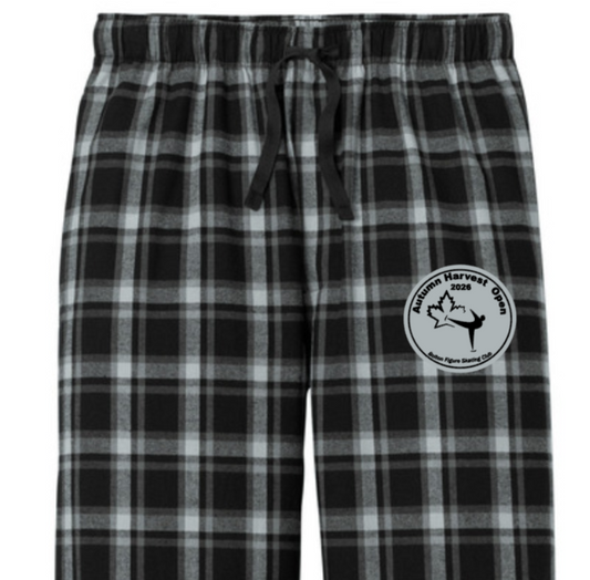BFSC Autumn Harvest Open Flannel Pants Black
