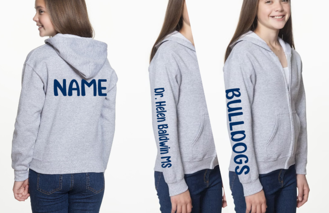 Helen Baldwin MS Hooded Sweatshirt Youth to Adult sizes