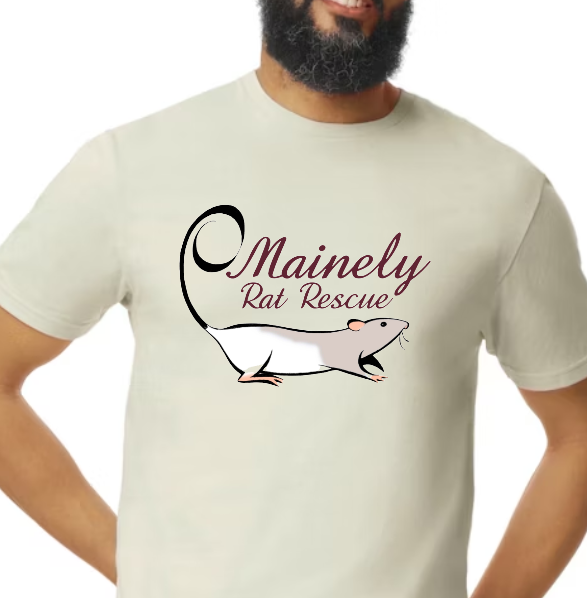 Mainely Rat Rescue Logo Softstyle Gildan Tshirt - Customize yours today!