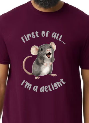 Mainely Rat Rescue Delight Softstyle Gildan Tshirt - Customize yours today!