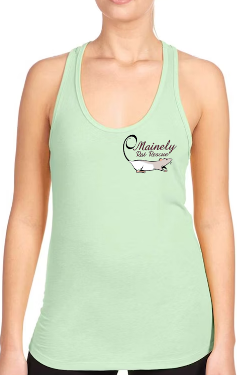 Mainely Rat Rescue Next Level RACERBACK - Customize yours today! Lots of color choices! Lots of color choices!