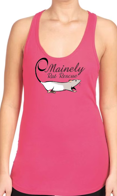 Mainely Rat Rescue Next Level RACERBACK - Customize yours today! Lots of color choices! Lots of color choices!