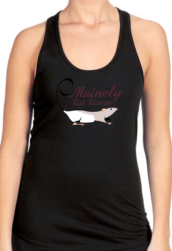 Mainely Rat Rescue Next Level RACERBACK - Customize yours today! Lots of color choices! Lots of color choices!
