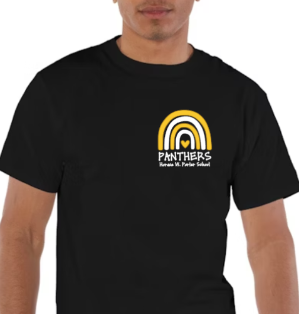 H.W. Porter Rainbow Champion Brand Short Sleeve Adult Tshirt - color and logo customization available