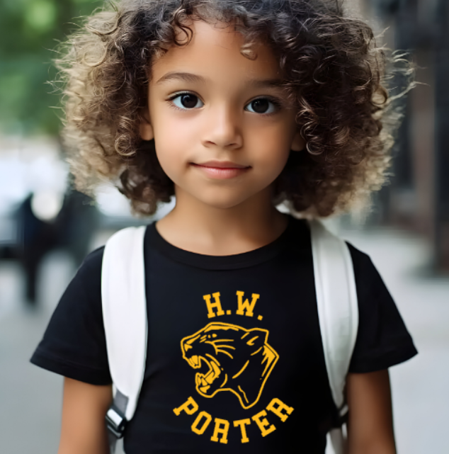 H.W. Porter Panther YOUTH Gildan Heavy Tshirt