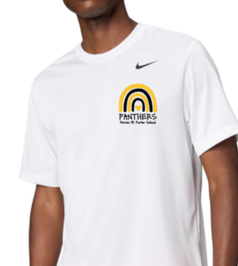 H.W. Porter Rainbow Nike Brand Short Sleeve Dri Fit Adult Tshirt