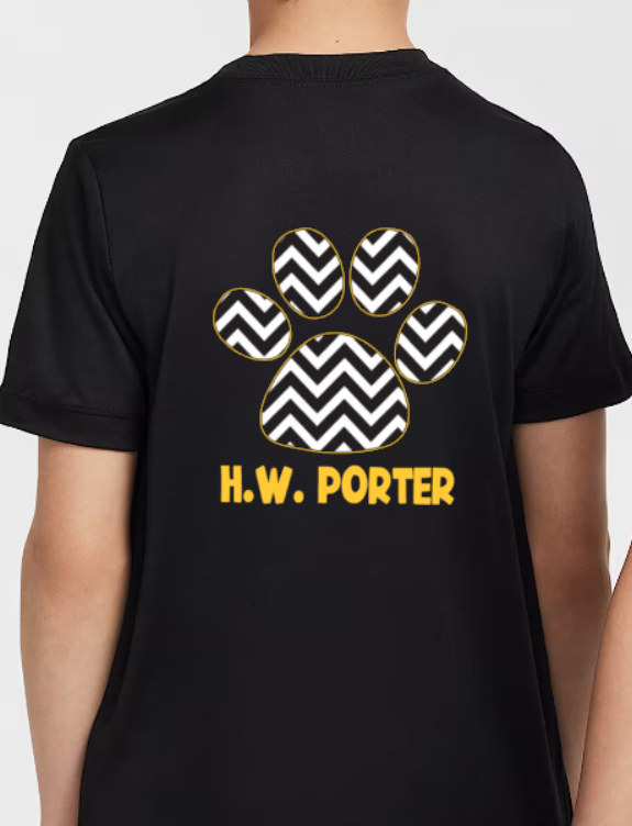 H.W. Porter Chevron Nike Brand Short Sleeve Dri Fit YOUTHTshirt