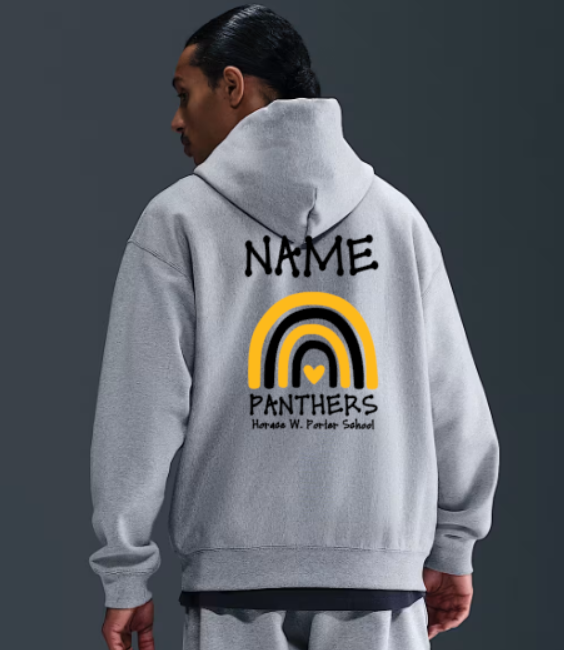 H.W. Porter Rainbow Nike Brand Solo Swoosh Hooded Sweatshirt Adult