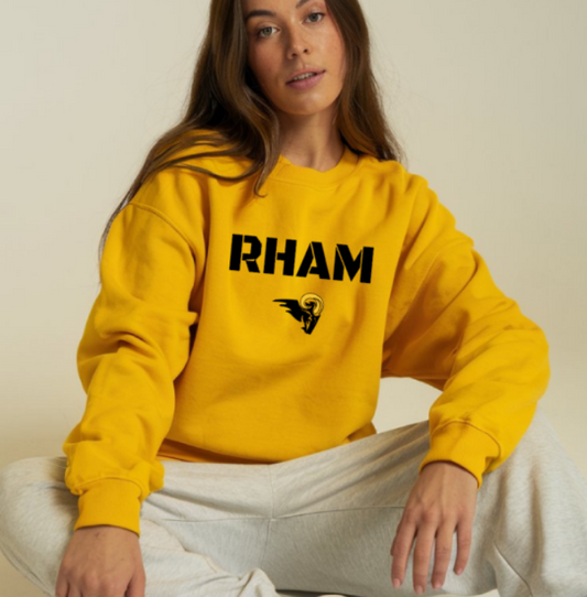 RHAM Gildan Heavy Cotton Crew Neck Sweatshirt - Custom Personalization!