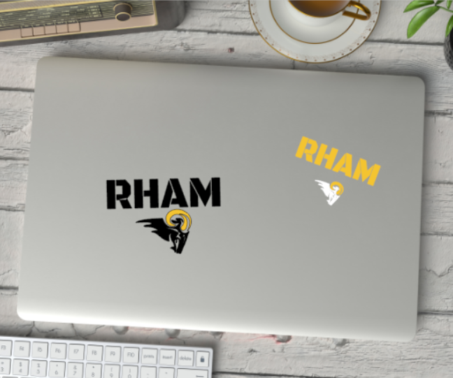 RYFC RHAM UV Permanent Printed Decal - choose your colors and sizes!