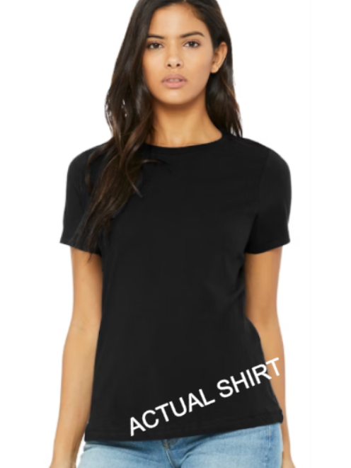 RHAM Flag Football Bella+Canvas Brand Short Sleeve Women's Cut Tshirt- Custom Personalization!