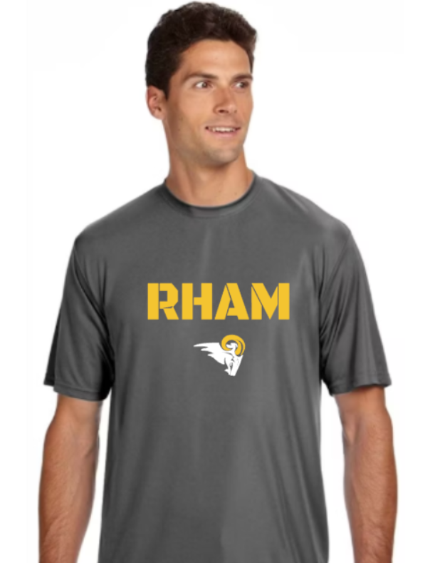 RHAM Gildan A4 Poly Cooling Performance Short Sleeve Tshirt- Custom Personalization!