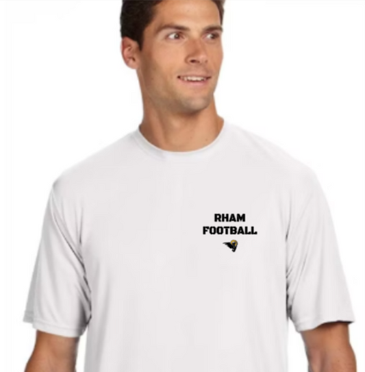 RHAM Football Gildan A4 Poly Cooling Performance Short Sleeve Tshirt- Custom Personalization!