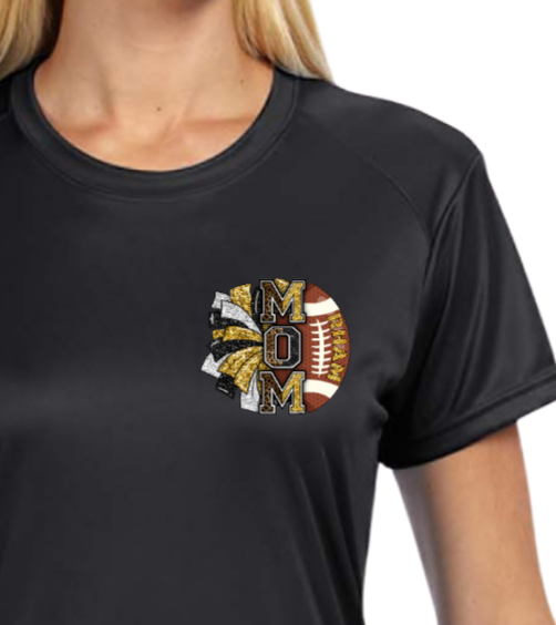 RHAM MOM Gildan A4 Womens Cut Poly Cooling Performance Short Sleeve Tshirt- Custom Personalization!