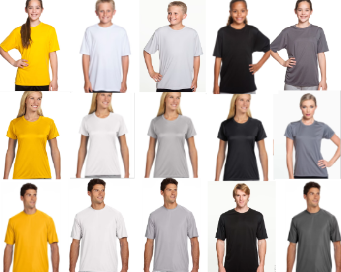 RYFC NEW! Customizable Family Gildan A4 Unisex, Women, Youth Poly Cooling Performance Short/Long Sleeve Tshirt