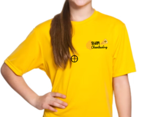 RHAM Cheerleading Gildan A4 YOUTH Poly Cooling Performance Short Sleeve Tshirt- Custom Personalization!