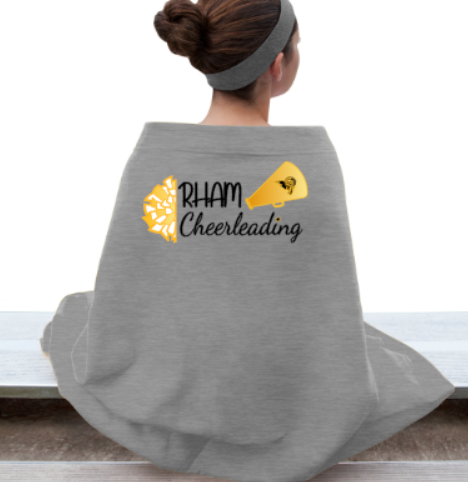 RHAM Cheerleading Heavy Blend Stadium Blanket