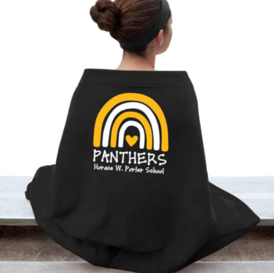 H.W. Porter Rainbow Heavy Blend Stadium Blanket