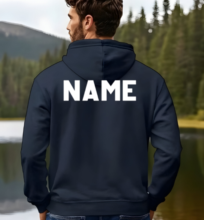 RHAM Raptors - Adult Gildan Heavy 50/50 Blend Hooded Sweatshirt- Custom Personalization!