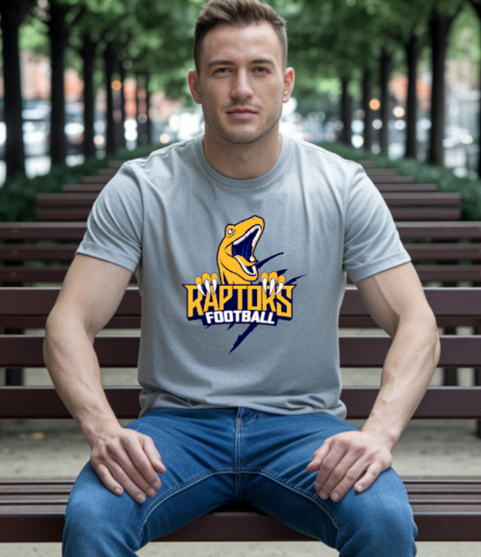 RHAM HIGH SCHOOL RAPTORS CLAW Gildan Heavy Cotton Short Sleeve Tshirt- Custom Personalization!
