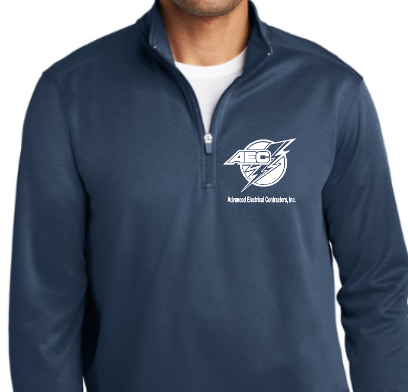 AEC Port & Company PC590Q Performance Fleece 1/41/4-Zip Pullover Sweatshirt