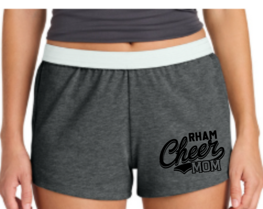 RYFC RHAM Customizable Cheer Mom Shorts, ladies cut. Sport Tek