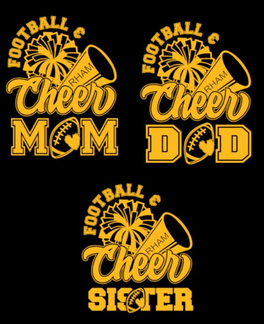RYFC NEW! Customizable Football & Cheer Family Gildan Hooded Sweatshirt