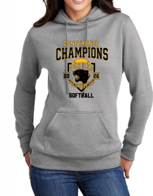 Porter Champs 2026 Customizable Womens Port&Company Pullover Hooded Sweatshirt