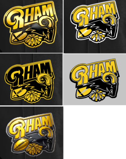 RYFC NEW! RHAM RAM Customizable Gildan Ultra Cotton Tshirt