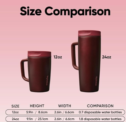 BFSC Autumn Harvest Open Customizable OWALA Insulated Travel Mug 12 or 24 oz
