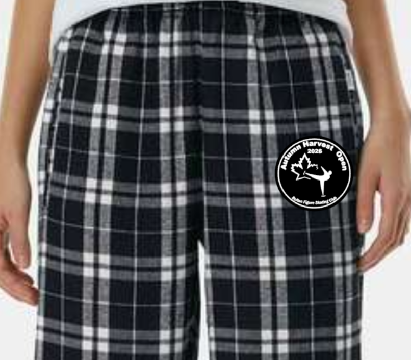 BFSC Autumn Harvest Open YOUTH Flannel Pants Black/White
