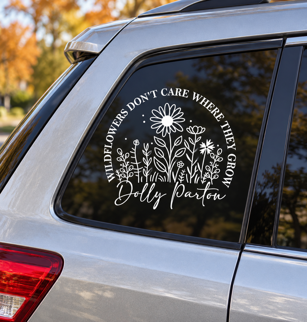 Dolly Wildflowers UV Printed Decal