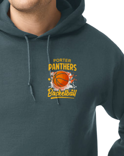 Porter Basketball Graphic Youth to Adult Hooded Sweatshirt - Customize yours today!