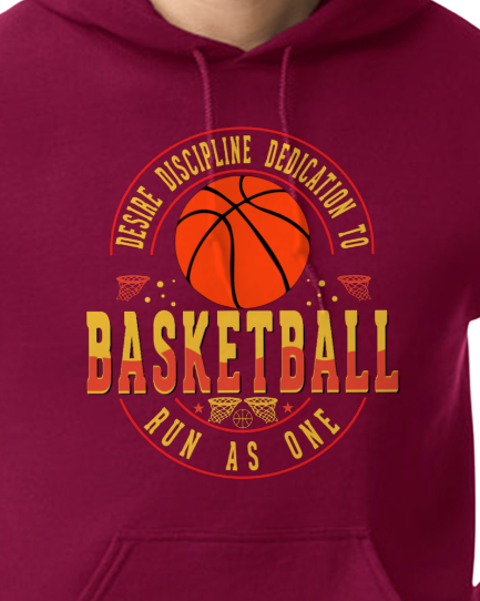 Basketball Dedication (YOUTH TO ADULT SIZES) - Customize color and more!