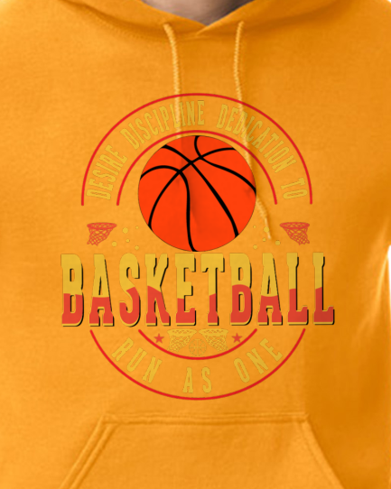 Basketball Dedication (YOUTH TO ADULT SIZES) - Customize color and more!