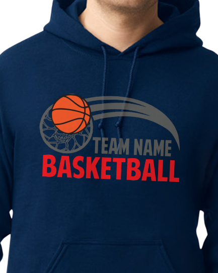 Basketball Team Name Inserted - Customize color and more!