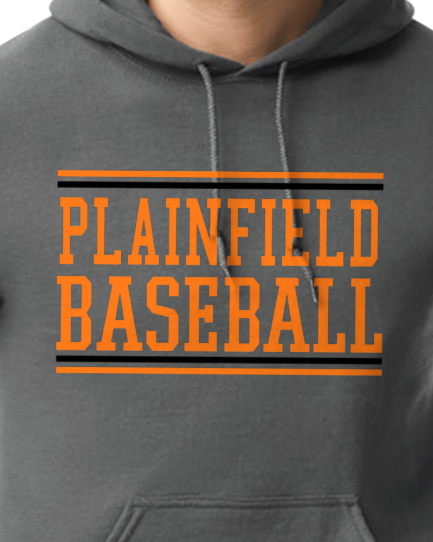 Plainfield Baseball Youth to Adult Hooded Sweatshirt - Customize yours today!