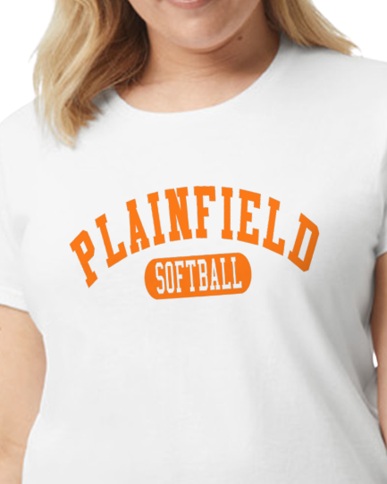 Plainfield Softball Athletic Design Tshirt WOMENS sizes - Customize yours now!