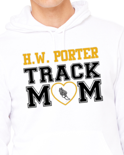 Porter Track MOM Hooded Pullover BELLA+CANVAS - Customize yours today!