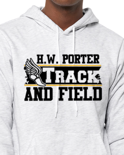 Porter Track and Field Hooded Pullover BELLA+CANVAS - Customize yours today!