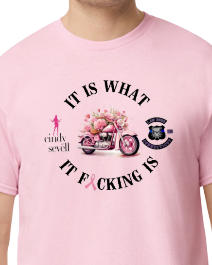 Law Dogs It is what it Fucking is 50/50 Adult Tee - Many colors and customizable!