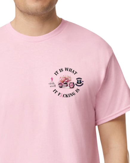 Law Dogs It is what it Fucking is 50/50 Adult Tee - Many colors and customizable!