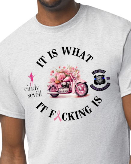 Law Dogs It is what it Fucking is 50/50 Adult Tee - Many colors and customizable!