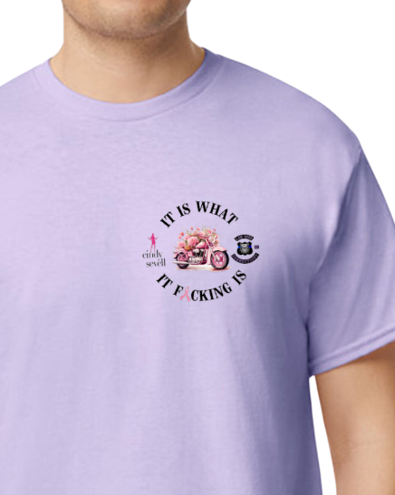 Law Dogs It is what it Fucking is 50/50 Adult Tee - Many colors and customizable!